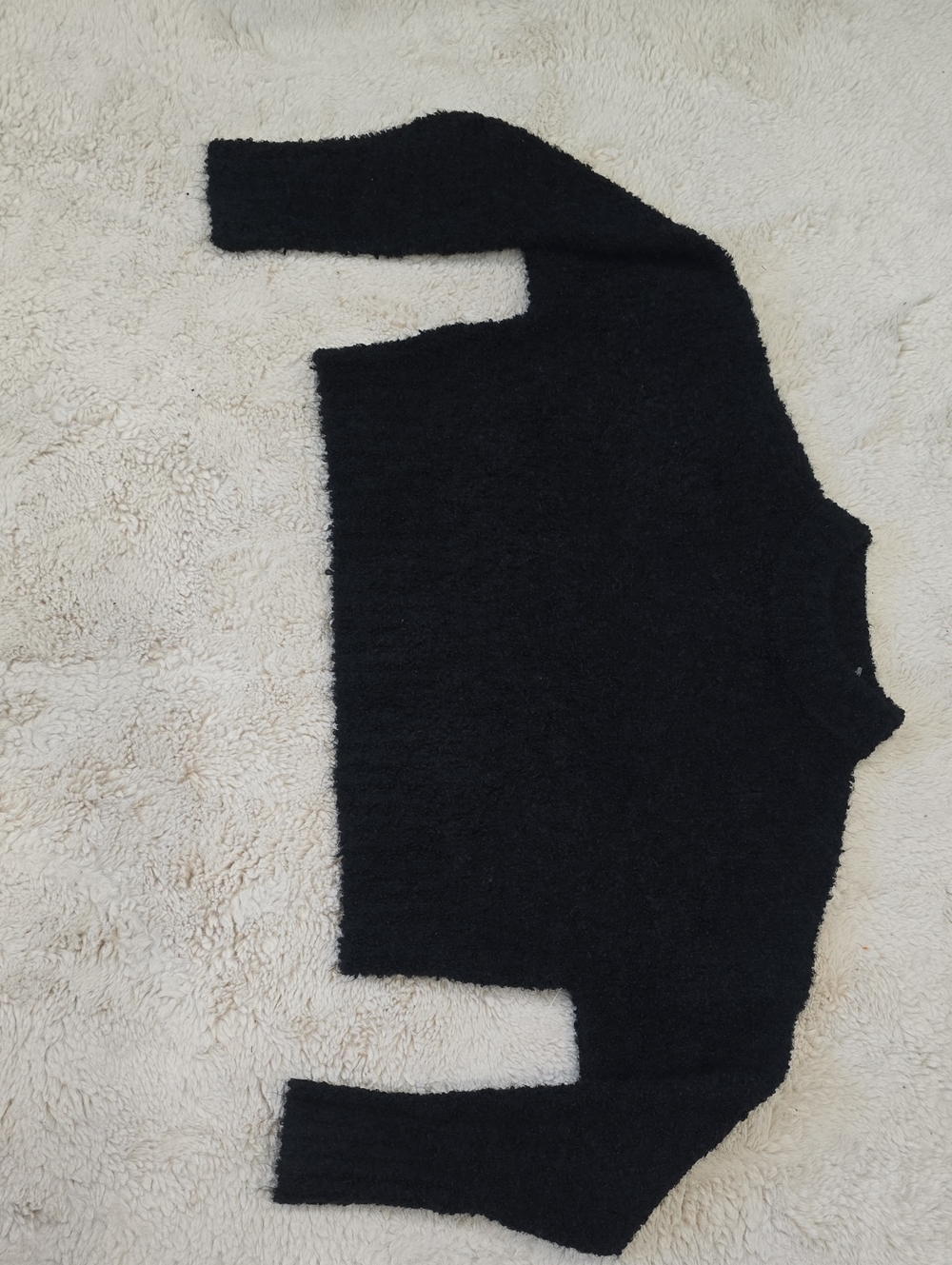 Cozy Black Women's Pullover Sweater